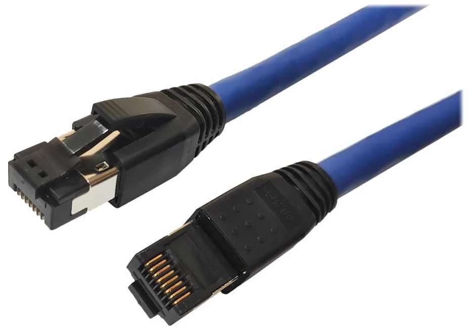 MicroConnect CAT8.1 S/FTP 1m Mėlyna LSZH