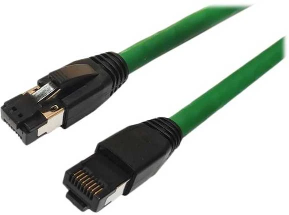 MicroConnect CAT8.1 S/FTP 1m Žalias LSZH