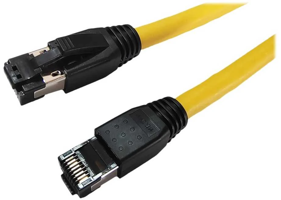 MicroConnect CAT8.1 S/FTP 2m Geltona LSZH