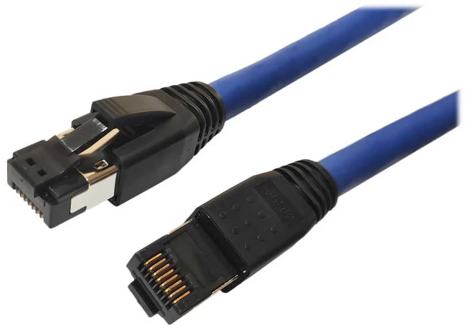 MicroConnect CAT8.1 S/FTP 3m Mėlyna LSZH