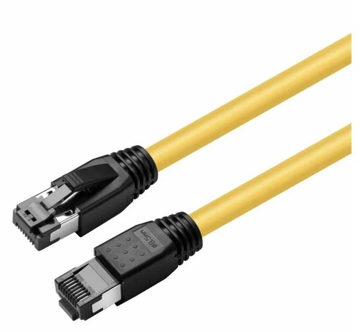„Microconnect MC-SFTP803Y“, 3 m, Cat8.1, S/FTP (S-STP), RJ-45, RJ-45, geltonas