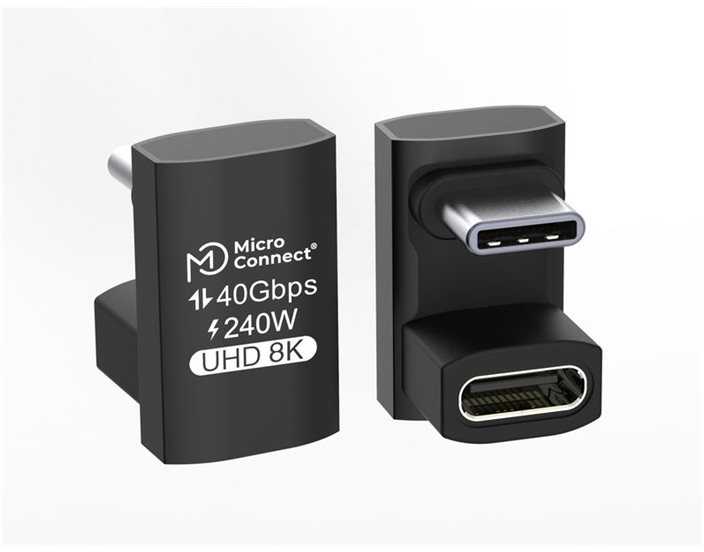 Adapteris USB MicroConnect MC-USB4AG USB-C - USB-C Sidabrinė (MC-USB4AG)