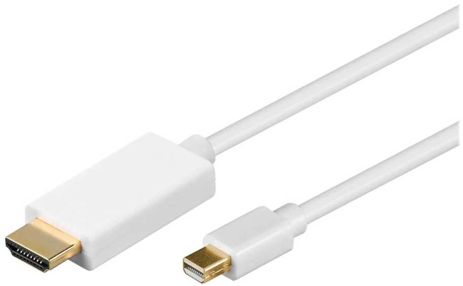 Kabelis MicroConnect DisplayPort Mini – HDMI 1m balta (MDPHDMI1-4K)