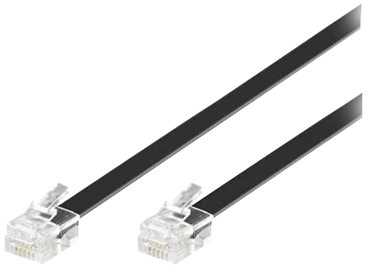 MicroConnect Modular Straight RJ12 6C/6P 6m