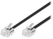 MicroConnect RJ-11/RJ-11 (M/M) 10m Juodas (MPK190)