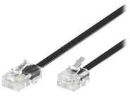 MicroConnect RJ-11/RJ-45 (M/M) 3m Juodas (MPK453S)