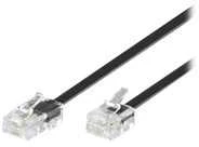 MicroConnect RJ-11 / RJ-45 (M / M) 10 m juodas (MPK460S)
