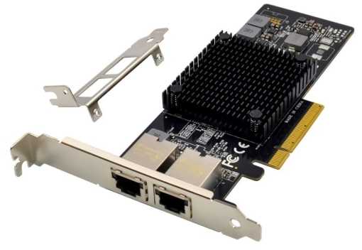 Kontroler MicroConnect PCIe x8 Dual RJ45 10 GbE X550