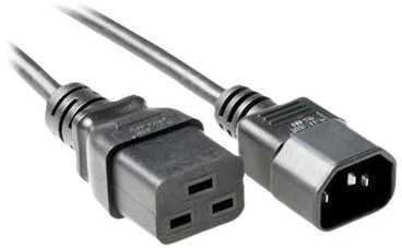 MicroConnect maitinimo laidas C19-C14 3m juodas