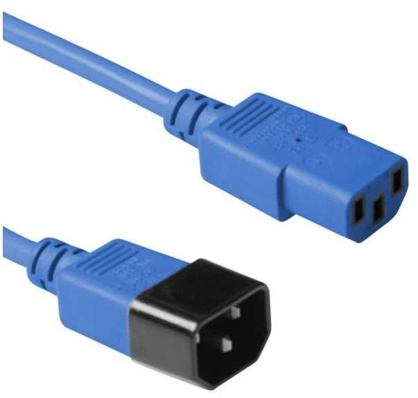 Maitinimo kabelis MicroConnect Microconnect PE1413B18 maitinimo kabelis mėlynas 1,8 m C13 panelinis