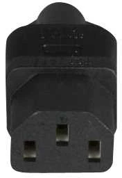Premiumcord C6 į C13 juodas adapteris