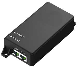 „MicroConnect“ 60 W 802.3af / „PoE++“ purkštukas
