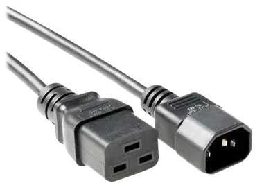 Kabelis zasilający MicroConnect Power Cord C19-C14 0.5m Juodas