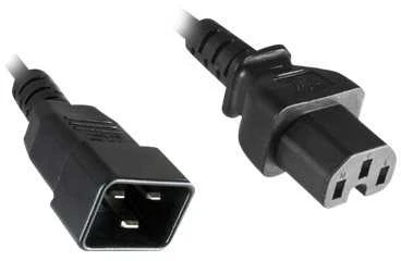 MicroConnect maitinimo laidas C20 - C15 1,8m