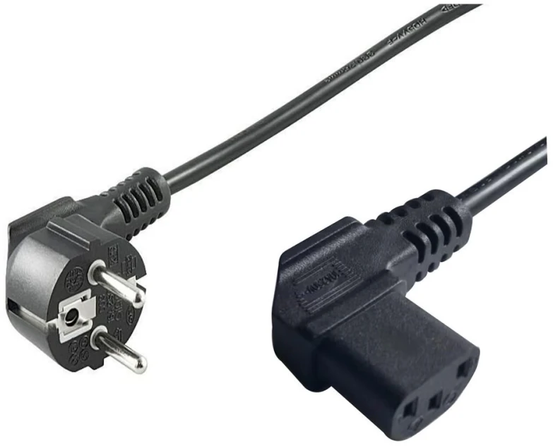 Maitinimo kabelis MicroConnect PE010510 juodas 1 m CEE7/7 C13 panelinis