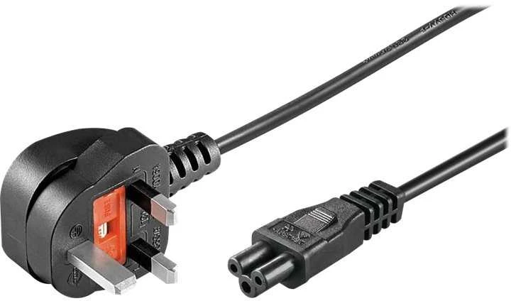 MicroConnect Maitinimo laidas UK - C5 1m juodas