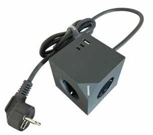 MicroConnect Power Cube, 3 Schuko outlets