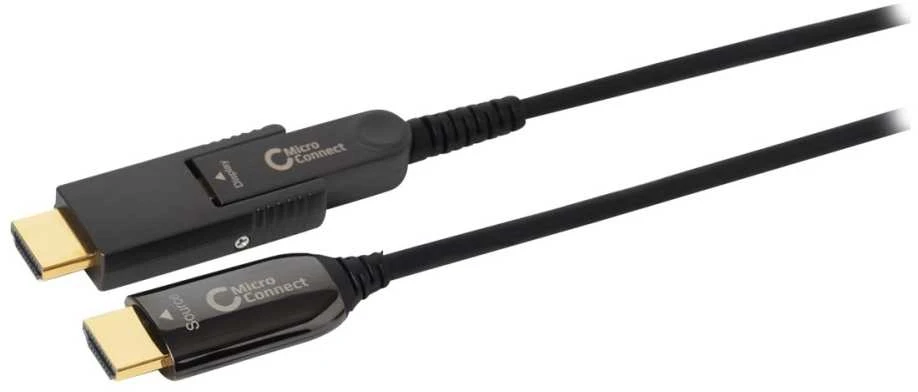 Optinis HDMI kabelis su auksinėmis jungtimis