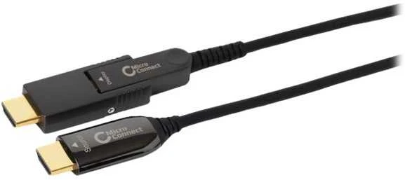 MicroConnect HDMI laido antgaliai su Source ir Display žymomis