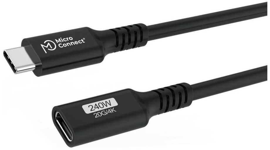 MicroConnect Aukščiausios kokybės USB-C laido ilgintuvas