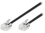 MicroConnect RJ-11/RJ-11 (M/M) 15m Juodas (MPK191)