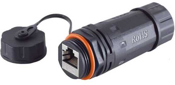 MicroConnect RJ45 coupler, CAT 6a, IP68,