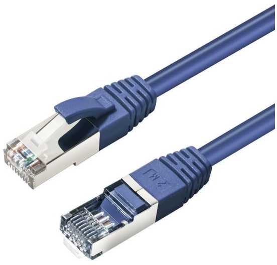 MicroConnect S/FTP CAT6 50m Mėlyna LSZH PiMF
