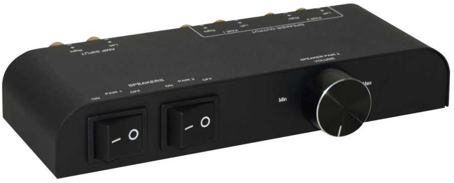 MicroConnect Microconnect MC-GEN-270 przełącznik audio Juodas