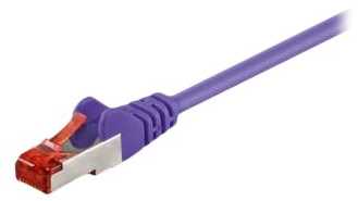 MicroConnect RJ-45 / RJ-45 Cat.6 S / FTP Violetinė 0,15 m (SSTP60015P)