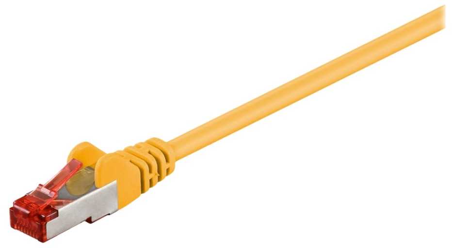 „MicroConnect S/FTP CAT6“ 0,25 m geltonas LSZH - SSTP60025Y