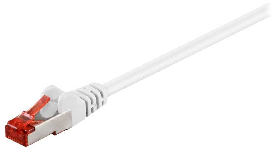 „MicroConnect CAT6 S/FTP“ tinklo kabelis 25 m Baltas (SSTP625W)