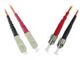MicroConnect Patchcord światlowodowy ST/PC – SC/PC, 62.5/125, OM1, 2m (FIB120002)