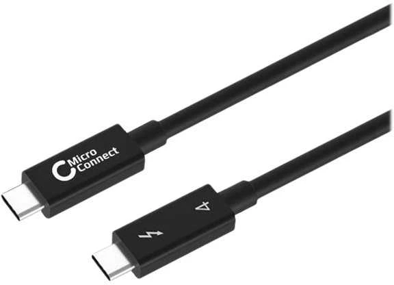 Kabelis MicroConnect Microconnect TB4010 kabelis Thunderbolt 1 m 40 Gbit/s Juodas