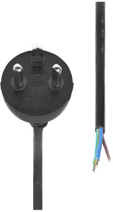 Microconnect MC-PE003EDBB-OE, 3 m, maitinimo kištuko tipas K