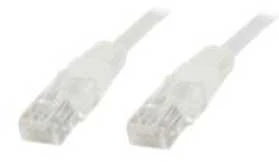 „MicroConnect U/UTP CAT5e 1M Baltas PVC“ (B-UTP501W)