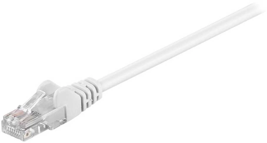 MicroConnect RJ-45 / RJ-45 kat.5e U / UTP Baltas 20m (B-UTP520W)