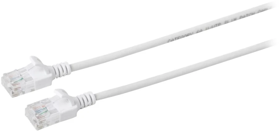 MicroConnect U/UTP CAT6A Slim 5M Baltas
