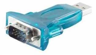 Adapteris USB MicroConnect USB-A - RS-232 Juodas (USBADB9M)
