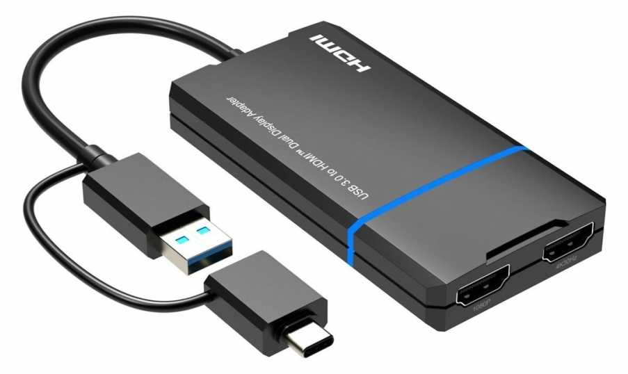 Adapteris AV MicroConnect Microconnect MC-USB3.1CHDMIX2-2IN1 bez kategorii