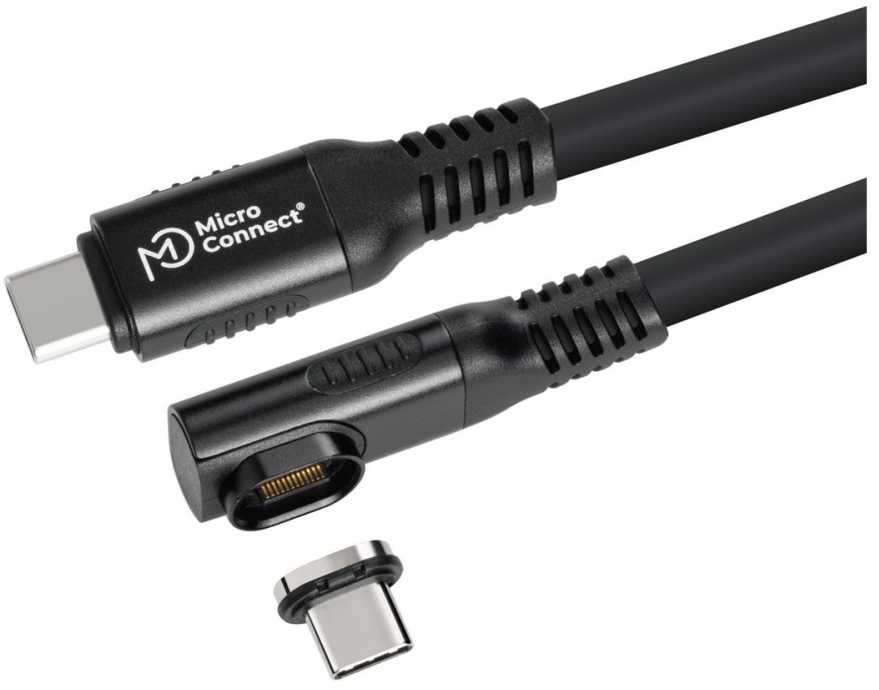 Kabelis USB MicroConnect USB-C - USB-C 0.15 m Juodas (USB-C to USB-C cable 0.15m)