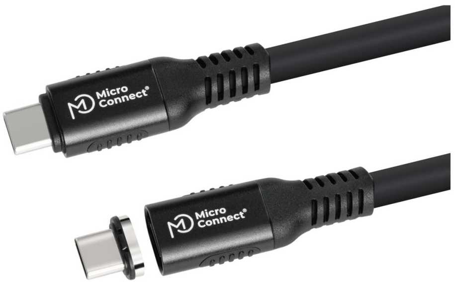 Kabelis USB MicroConnect USB-C - USB-C 0.15 m Juodas (USB-C to USB-C cable 0,15m)