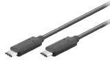 USB MicroConnect USB-C – USB-C laidas 1 m juodas (USB3.1CC1)