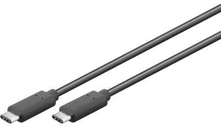 USB kabelis MicroConnect USB-C - USB-C 2 m Juodas (USB3.1CC2)