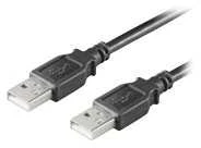 USB kabelis MicroConnect USB-A - USB-A 5 m Juodas (USBAA5B)