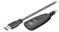 Kabelis USB MicroConnect USB-A - USB-A 5 m Juodas (USB3.0AAF5A)