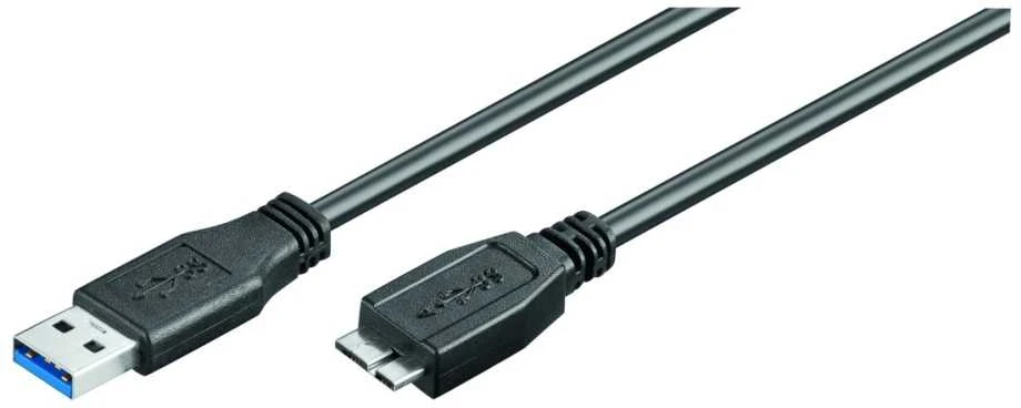 USB kabelis MicroConnect USB-A - mikroUSB 2 m Juoda (USB3.0AB2MICRO)
