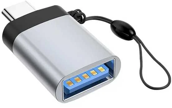 Adapteris USB MicroConnect ACFB-KEY USB-A - USB-C Sidabrinė (USB3.0ACFB-KEY)