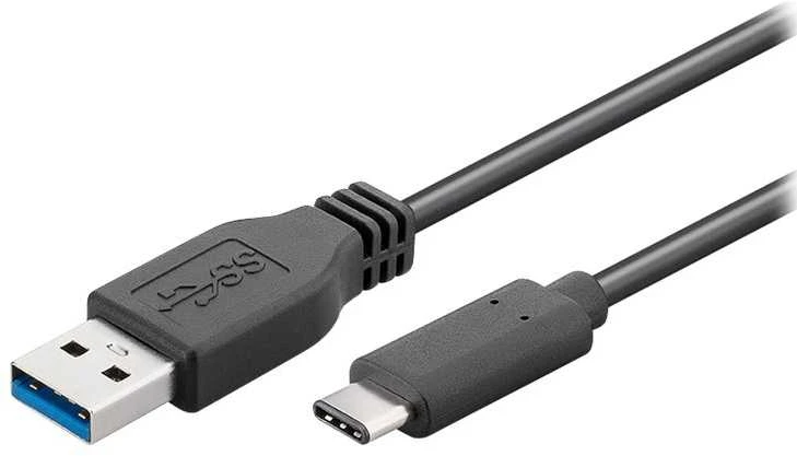 Kabelis USB MicroConnect USB-A - 2 m Juodas (USB3.1CA2)