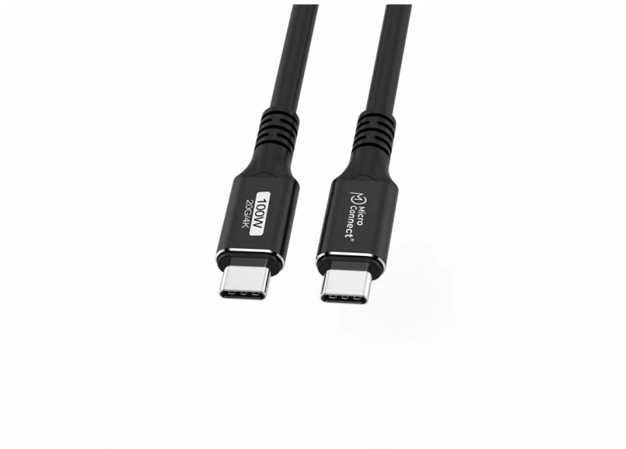 Microconnect USB3.2CC015, 0,15 m, USB C, USB C, USB 3.2 Gen 2x2, juodas