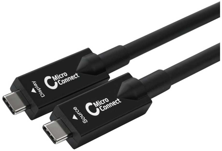 USB kabelis MicroConnect USB-C - USB-C 15 m juodas (USB3.2CC15OP)